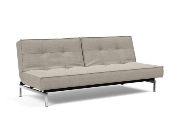 Innovation Splitback Klappsofa 579 Kenya Gravel Chrom / Mattschwarz EAN:5700110945295