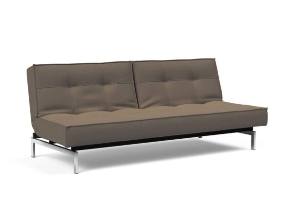 Innovation Splitback Klappsofa 585 Argus Brown Chrom / Mattschwarz EAN:5700110945295