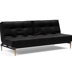 Innovation Splitback Klappsofa 550 Fanual Black Styletto Holz hell / Gestell schwarz EAN:5700110945301