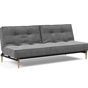 Innovation Splitback Klappsofa 563 Twist Charcoal Styletto Holz hell / Gestell schwarz EAN:5700110945301