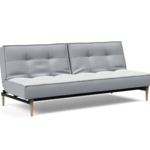 Innovation Splitback Klappsofa 583 Argus Grey Styletto Holz hell / Gestell schwarz EAN:5700110945301