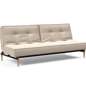 Innovation Splitback Klappsofa 584 Argus Natural Styletto Holz hell / Gestell schwarz EAN:5700110945301