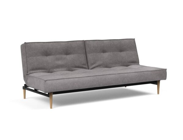 Innovation Splitback Klappsofa 282 Avella Warm Grey Styletto Holz hell / Gestell schwarz EAN:5700110945301