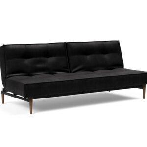 Innovation Splitback Klappsofa 550 Fanual Black Styletto Holz dunkel / Gestell schwarz EAN:5700110945400