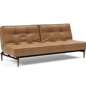 Innovation Splitback Klappsofa 551 Faunal Brown Styletto Holz dunkel / Gestell schwarz EAN:5700110945400