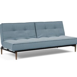 Innovation Splitback Klappsofa 558 Soft Indigo Styletto Holz dunkel / Gestell schwarz EAN:5700110945400