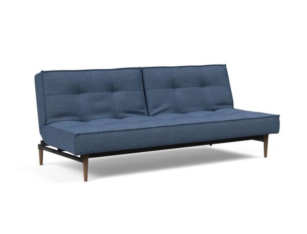 Innovation Splitback Klappsofa 302 Weda Blue Styletto Holz dunkel / Gestell schwarz EAN:5700110945400