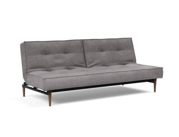 Innovation Splitback Klappsofa 282 Avella Warm Grey Styletto Holz dunkel / Gestell schwarz EAN:5700110945400