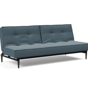 Innovation Splitback Klappsofa 573 Vivus Dusty Blue Styletto Holz schwarz / Gestell schwarz EAN:5700110945417