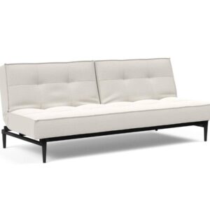 Innovation Splitback Klappsofa 574 Vivus Dusty Off White Styletto Holz schwarz / Gestell schwarz EAN:5700110945417