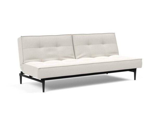 Innovation Splitback Klappsofa 574 Vivus Dusty Off White Styletto Holz schwarz / Gestell schwarz EAN:5700110945417