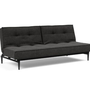 Innovation Splitback Klappsofa 577 Kenya Dark Grey Styletto Holz schwarz / Gestell schwarz EAN:5700110945417