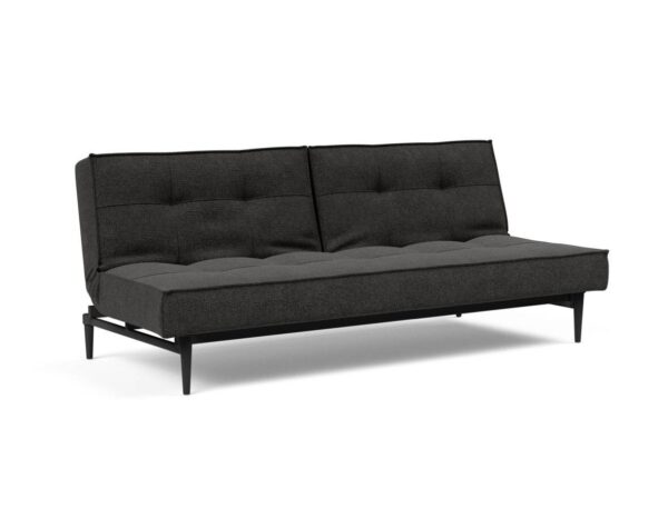 Innovation Splitback Klappsofa 577 Kenya Dark Grey Styletto Holz schwarz / Gestell schwarz EAN:5700110945417