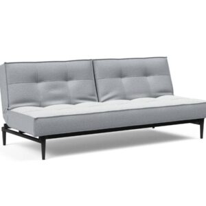 Innovation Splitback Klappsofa 583 Argus Grey Styletto Holz schwarz / Gestell schwarz EAN:5700110945417