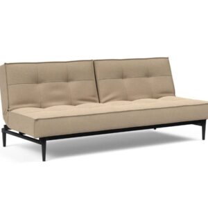 Innovation Splitback Klappsofa 587 Phobos Mocha Styletto Holz schwarz / Gestell schwarz EAN:5700110945417