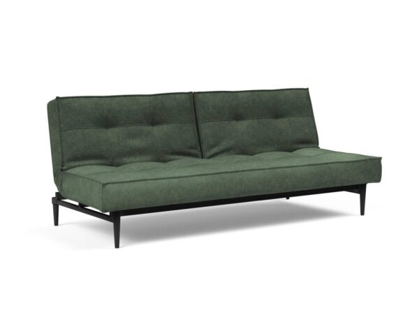 Innovation Splitback Klappsofa 281 Avella Pine Green Styletto Holz schwarz / Gestell schwarz EAN:5700110945417