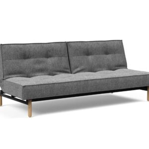 Innovation Splitback Klappsofa 563 Twist Charcoal Stem Holz hell / Gestell schwarz EAN:5700110945424