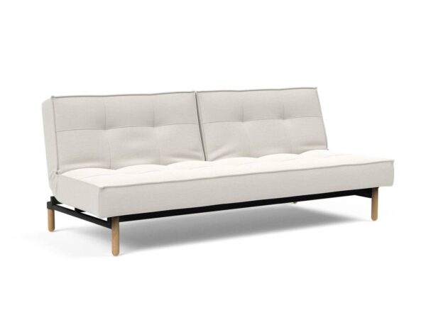 Innovation Splitback Klappsofa 574 Vivus Dusty Off White Stem Holz hell / Gestell schwarz EAN:5700110945424