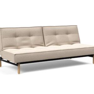 Innovation Splitback Klappsofa 584 Argus Natural Stem Holz hell / Gestell schwarz EAN:5700110945424