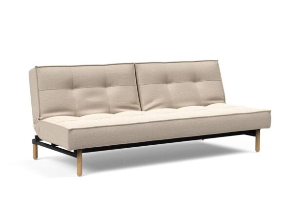 Innovation Splitback Klappsofa 584 Argus Natural Stem Holz hell / Gestell schwarz EAN:5700110945424