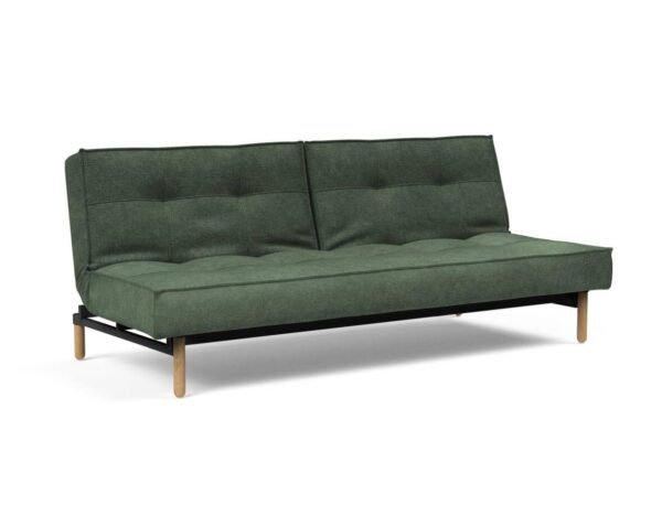 Innovation Splitback Klappsofa 281 Avella Pine Green Stem Holz hell / Gestell schwarz EAN:5700110945424