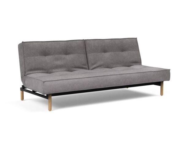 Innovation Splitback Klappsofa 282 Avella Warm Grey Stem Holz hell / Gestell schwarz EAN:5700110945424