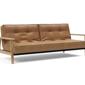 Innovation Splitback Klappsofa 551 Faunal Brown Elk Rauch-Eiche / Gestell schwarz EAN:5700110945479