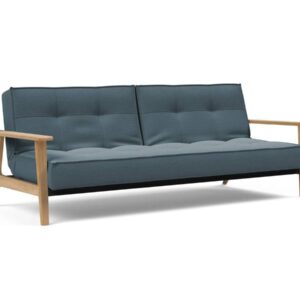 Innovation Splitback Klappsofa 573 Vivus Dusty Blue Elk Rauch-Eiche / Gestell schwarz EAN:5700110945479