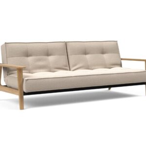 Innovation Splitback Klappsofa 584 Argus Natural Elk Rauch-Eiche / Gestell schwarz EAN:5700110945479