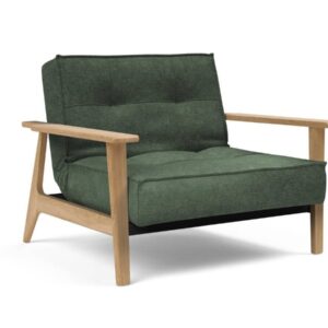 Innovation Splitback Stuhl mit Frej Armlehnen Frey Eiche 281 Avella Pine Green EAN:5700110945592