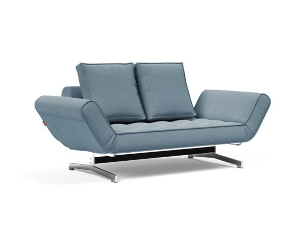 Innovation Ghia Klappsofa 558 Soft Indigo Ghia Beine chrom / matt schwarz EAN:5700110946506