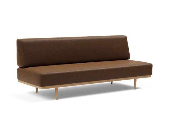 Innovation Vanadis Klappsofa 461 Leather Look Brown Vintage EAN:5700110946537