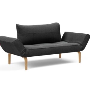 Innovation Zeal Klappsofa 529 Bouclè Charcoal Bow Beine (Eiche) EAN:5700110946544