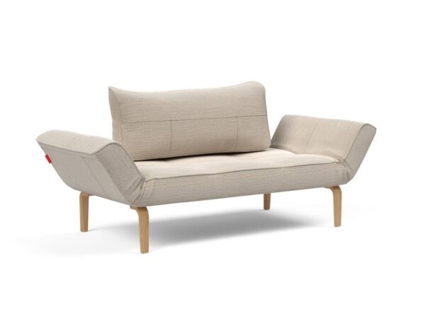 Innovation Zeal Klappsofa 612 Linen Sand Grey Bow Beine (Eiche) EAN:5700110946544