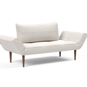 Innovation Zeal Klappsofa 574 Vivus Dusty Off White Styletto Beine (dunkles Holz) EAN:5700110946551