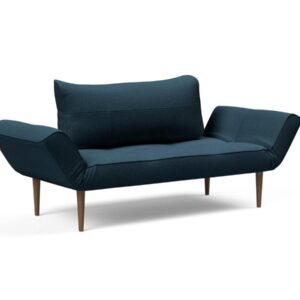 Innovation Zeal Klappsofa 580 Argus Navy Blue Styletto Beine (dunkles Holz) EAN:5700110946551