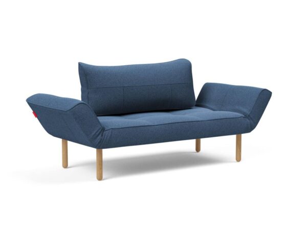 Innovation Zeal Klappsofa 537 Boucle Blue Stem Beine (helles Holz) EAN:5700110946568