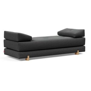 Innovation Sigmund Klappsofa 529 Bouclè Charcoal Drip Beine