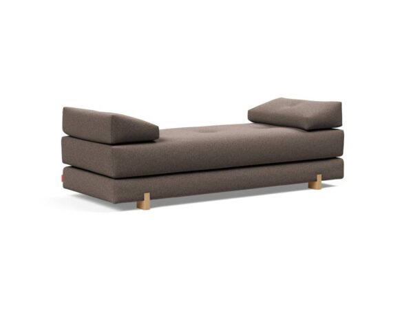 Innovation Sigmund Klappsofa 530 Bouclé Taupe Drip Beine