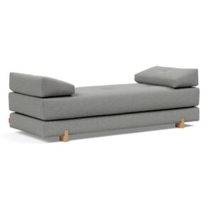 Innovation Sigmund Klappsofa 533 Boucle Ash grey Drip Beine