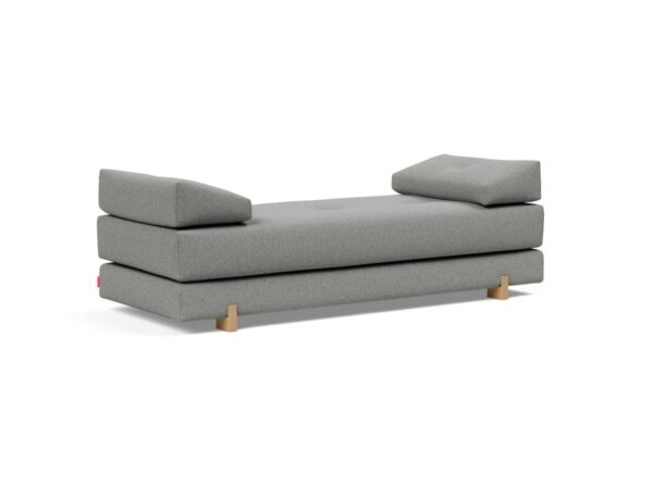 Innovation Sigmund Klappsofa 533 Boucle Ash grey Drip Beine