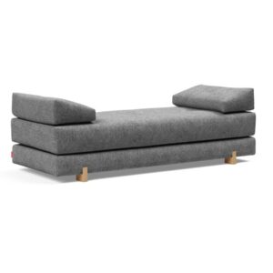 Innovation Sigmund Klappsofa 563 Twist Charcoal Drip Beine