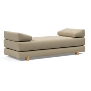 Innovation Sigmund Klappsofa 571 Vivus Dusty Sand Drip Beine