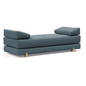 Innovation Sigmund Klappsofa 573 Vivus Dusty Blue Drip Beine