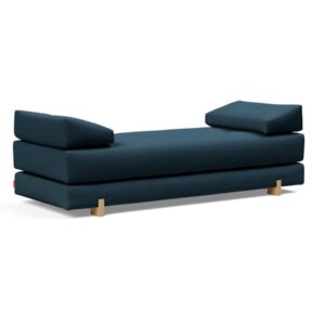 Innovation Sigmund Klappsofa 580 Argus Navy Blue Drip Beine