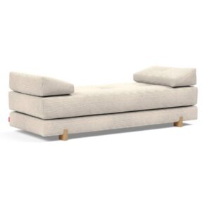 Innovation Sigmund Klappsofa 594 Corduroy Ivory Drip Beine