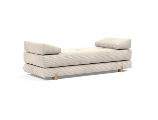 Innovation Sigmund Klappsofa 594 Corduroy Ivory Drip Beine