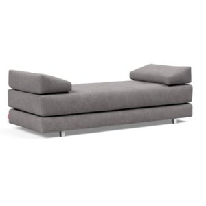 Innovation Sigmund Klappsofa 217 Flashtex Light Grey Cube Beine Aluminium EAN:5700110946612