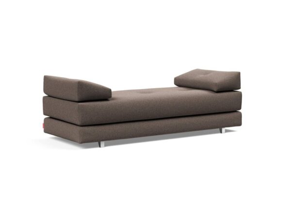 Innovation Sigmund Klappsofa 530 Bouclé Taupe Cube Beine Aluminium EAN:5700110946612