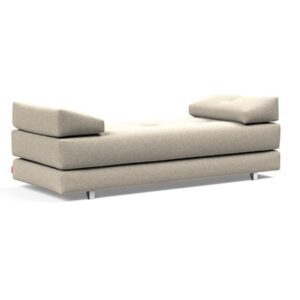 Innovation Sigmund Klappsofa 539 Boucle Beige Cube Beine Aluminium EAN:5700110946612